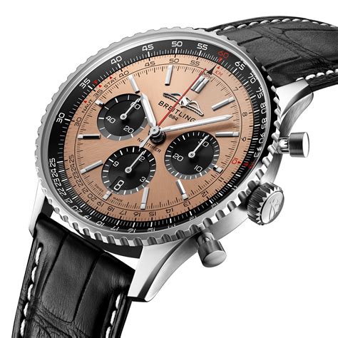 breitling navitimer b01 chronograph stainless steel automatic men's watch|Breitling Navitimer b01 watch.